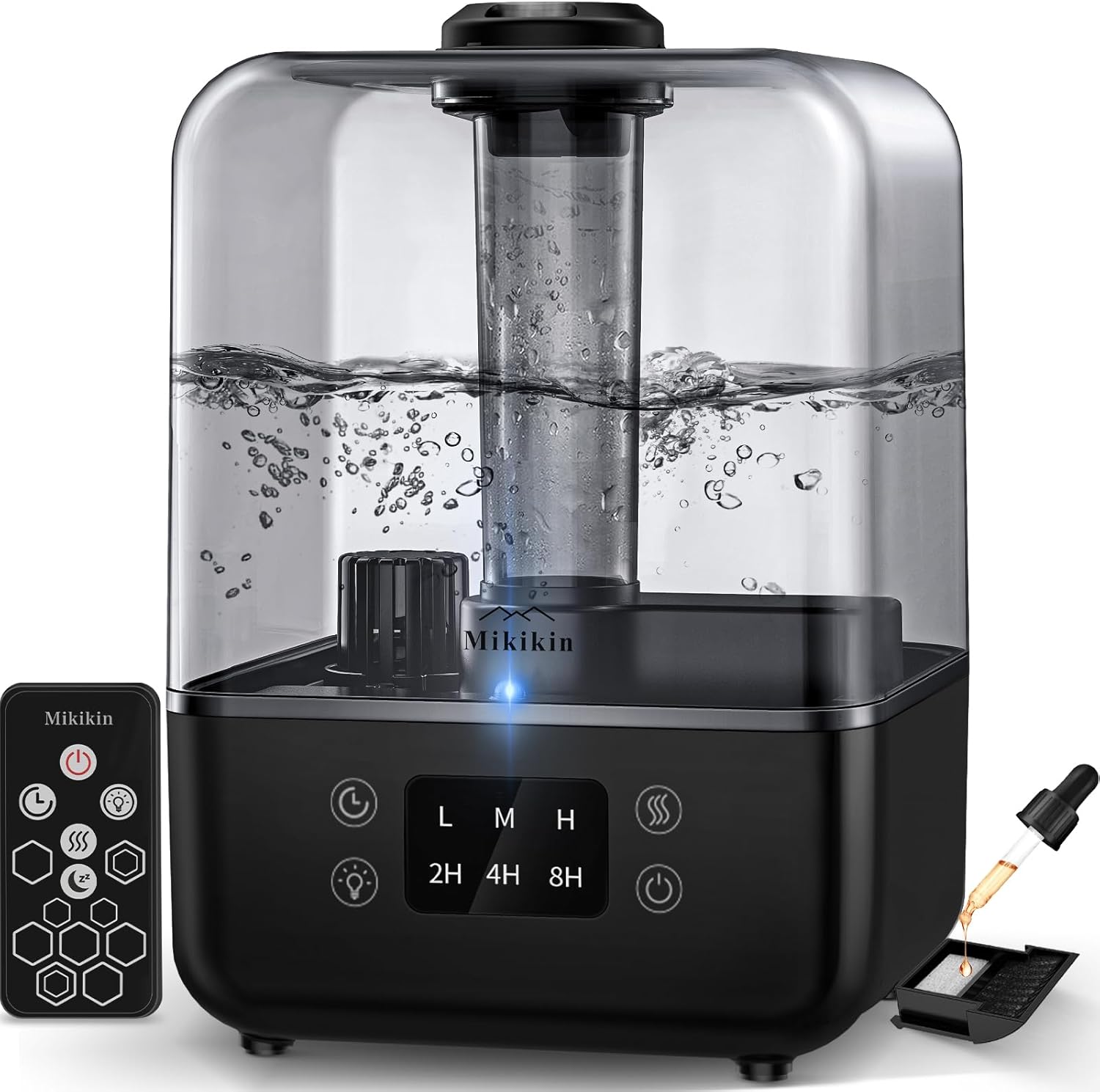 Mikikin Cool Mist Humidifier for soverom og store rom